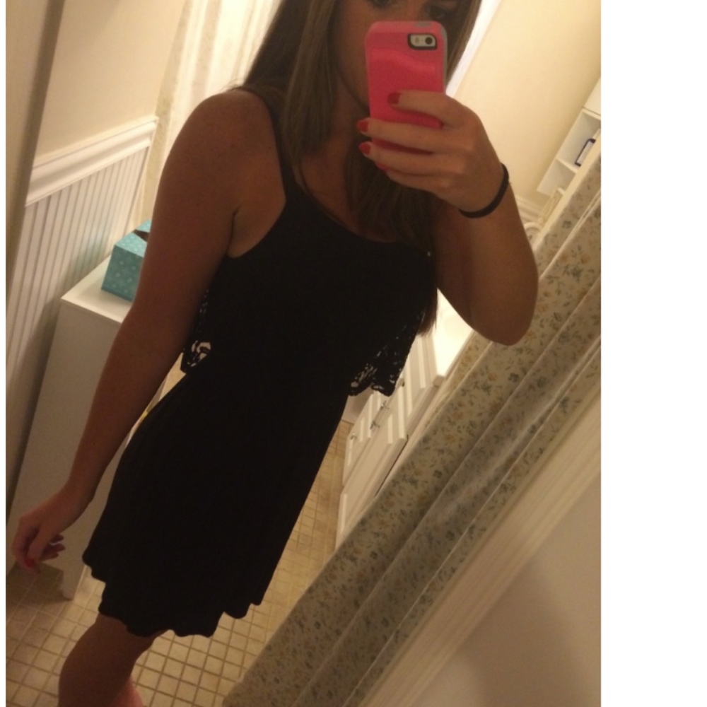 Black tank top dress